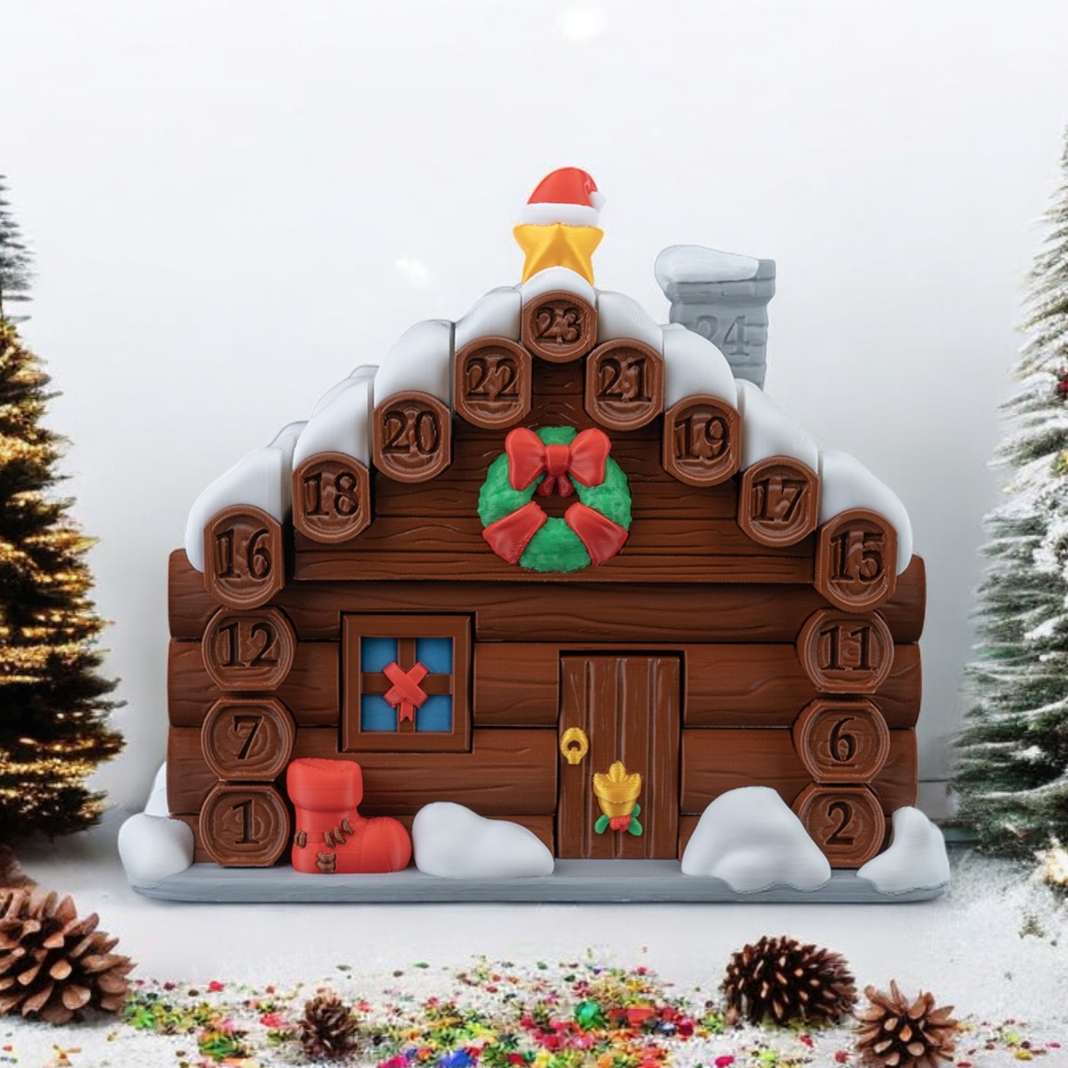 Santa's Cabin Countdown